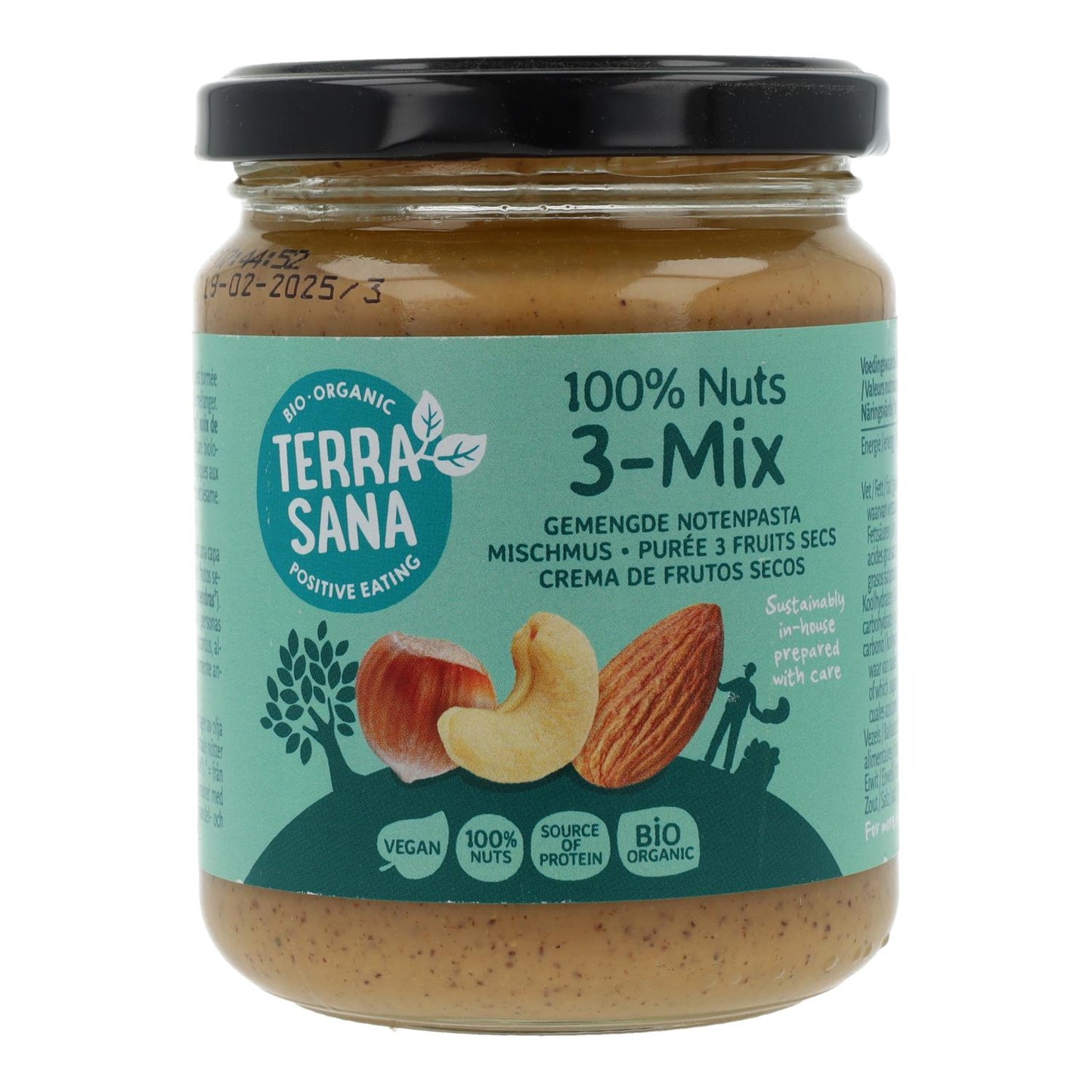 Creme de Nozes 3-Mix (sem amendoins) Terrasana 250g