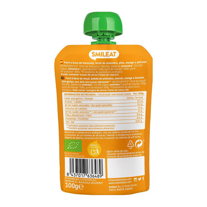 Saquetas Amêndoa, Manga e Ananás ECO Smileat, 100gr