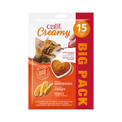 Snack líquido para gatos Creamy Multi Pack 15 x 10 g Catit