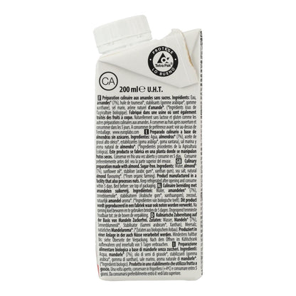 Creme Vegetal de Amêndoa sem Açúcar Bio Cuisine Nature Ecomil 200 ml