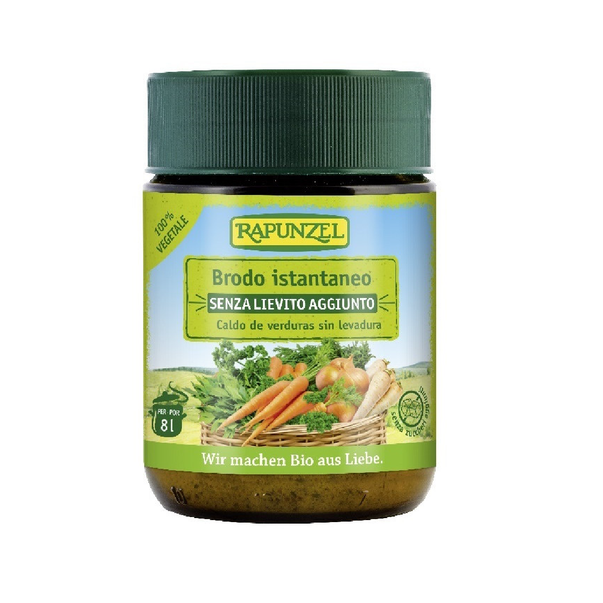 Caldo de Legumes sem Fermento Brodo Rapunzel 140 g