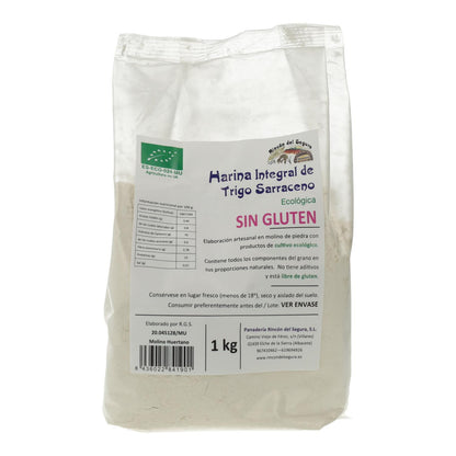 Farinha de trigo sarraceno integral sem glúten Rincón del Segura 1 kg