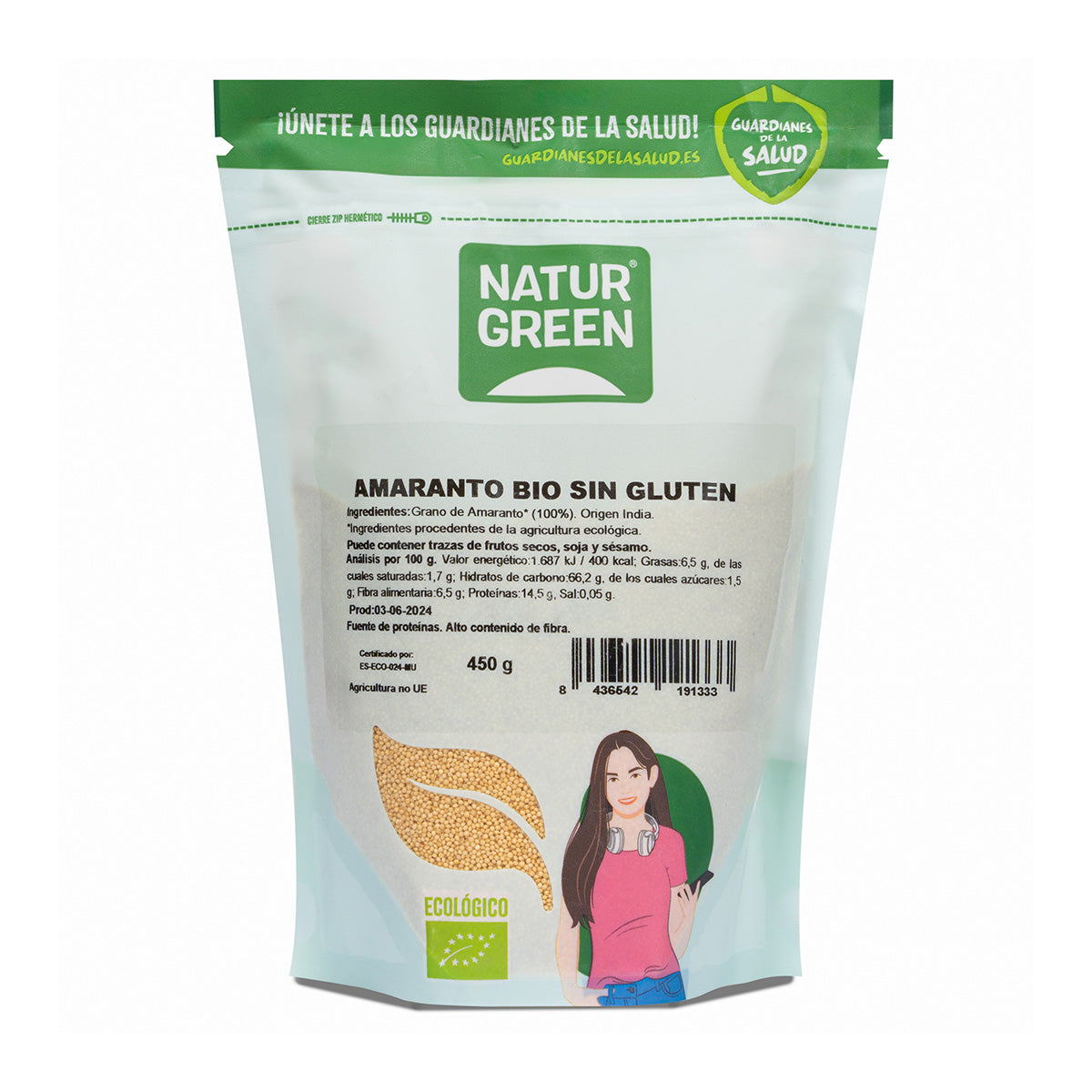 NaturGreen Bio Amaranto 450 gr
