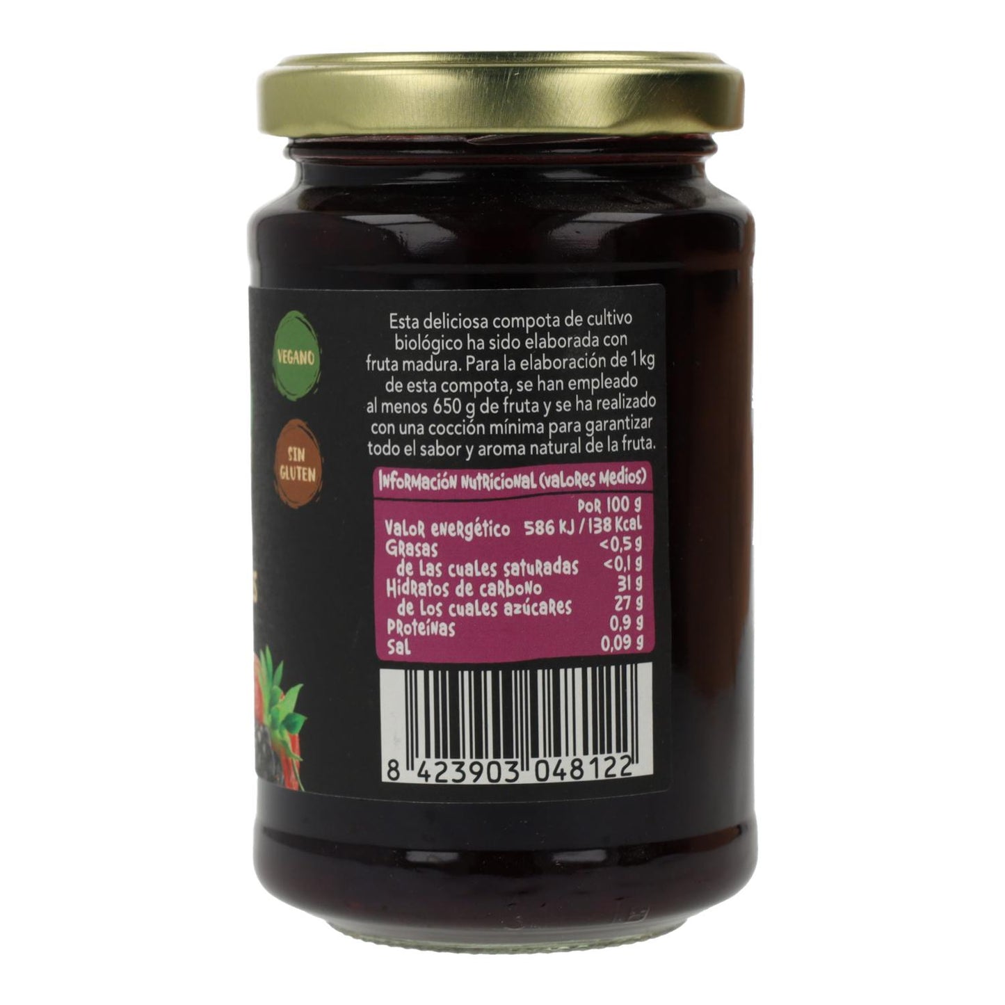 Biocop Compota de Frutos Vermelhos Biológica 265 g