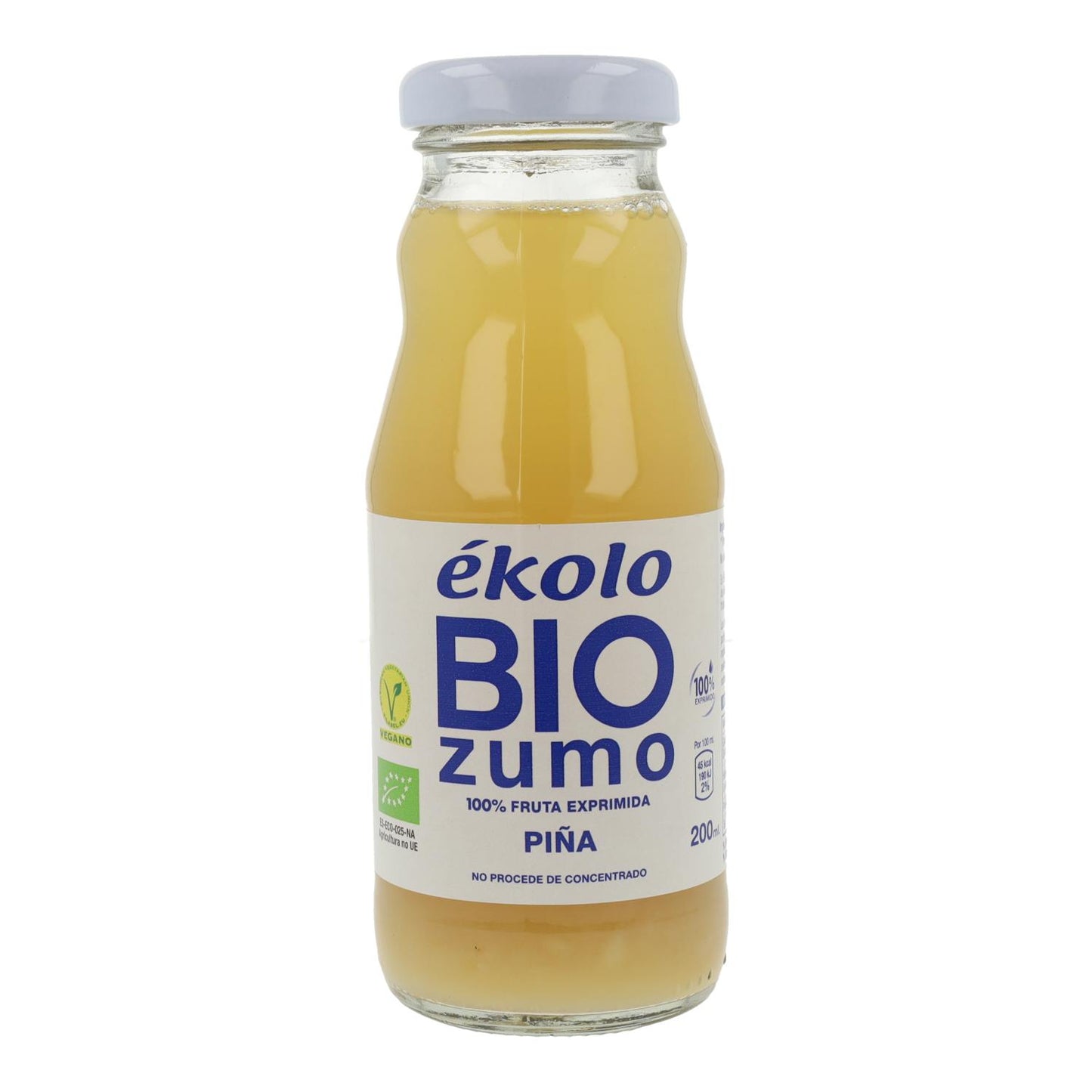 Ékolo Sumo de Ananás Biológico 100% Espremido 200 ml
