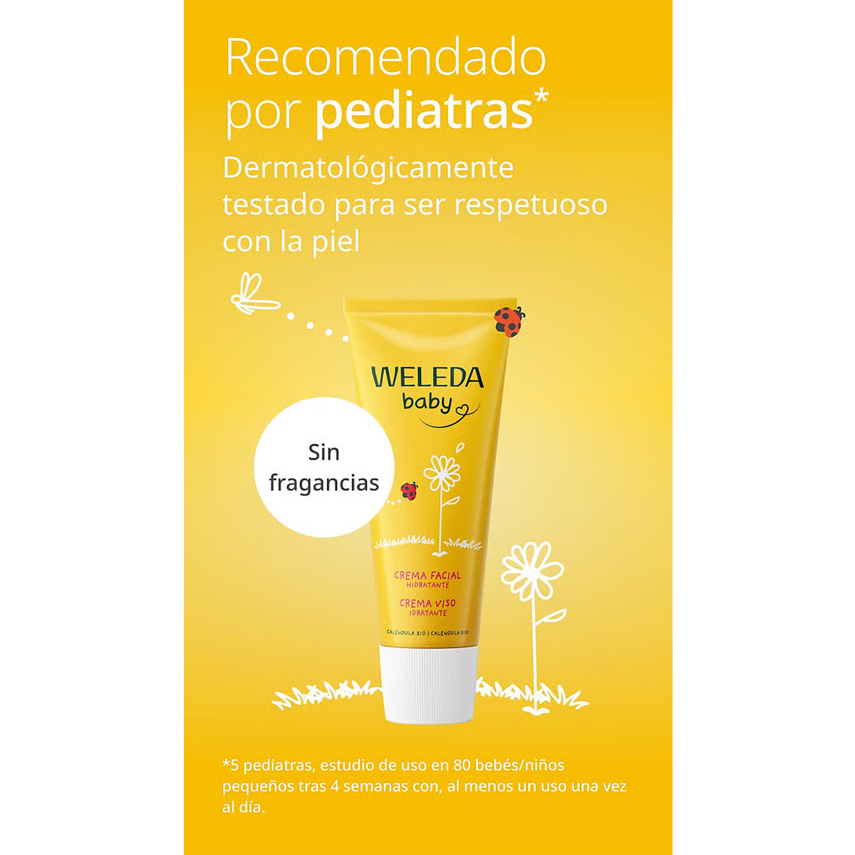 Creme facial Weleda Calendula Babies, 50ml