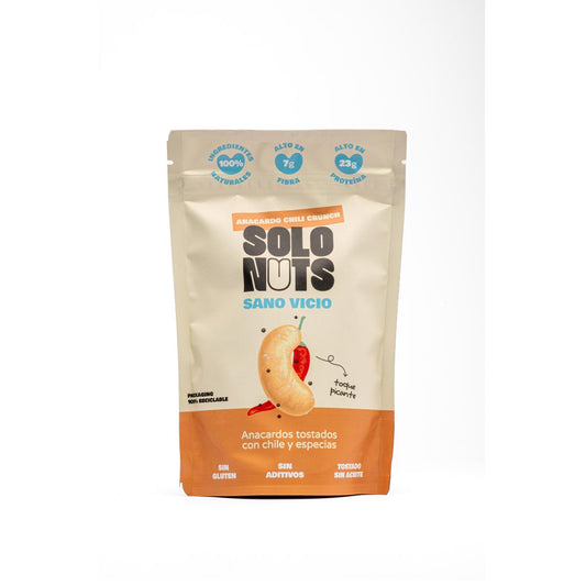 SoloNuts Castanha de Caju Torrada Picante 130g