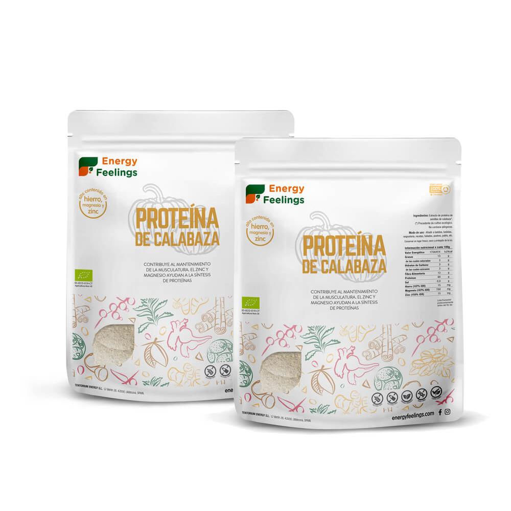 Proteína de abóbora biológica Energy Feelings 1 kg
