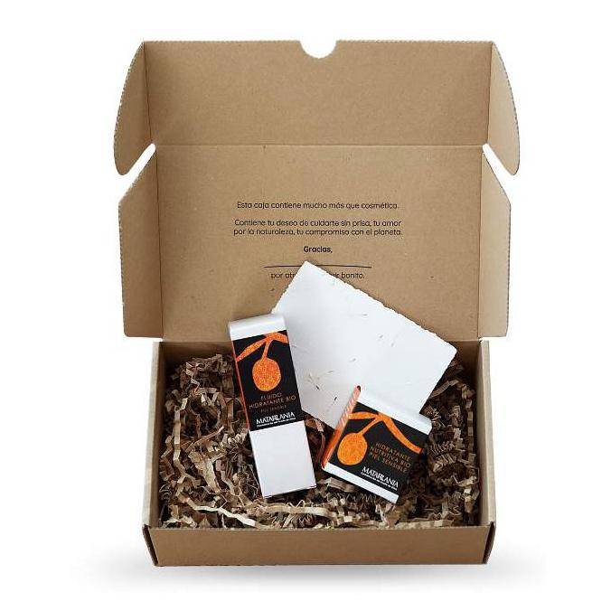 Pack de oferta Sol&amp;Luna Pele Sensível: Fluido 60 ml + Hidratante Nutritivo 30 ml, Matarrania, 270 g