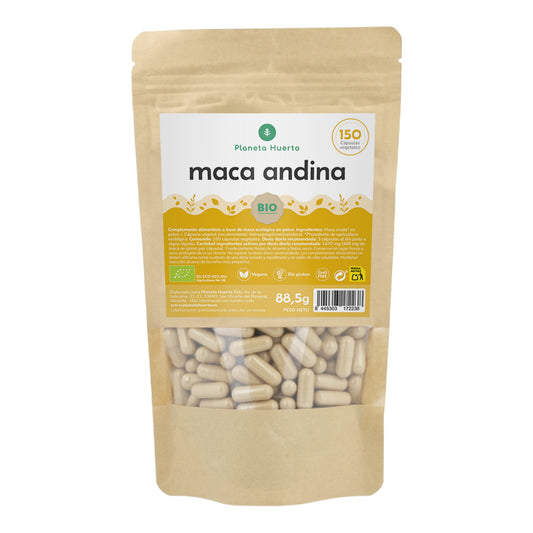 Organic Maca Planeta Huerto 150 cápsulas