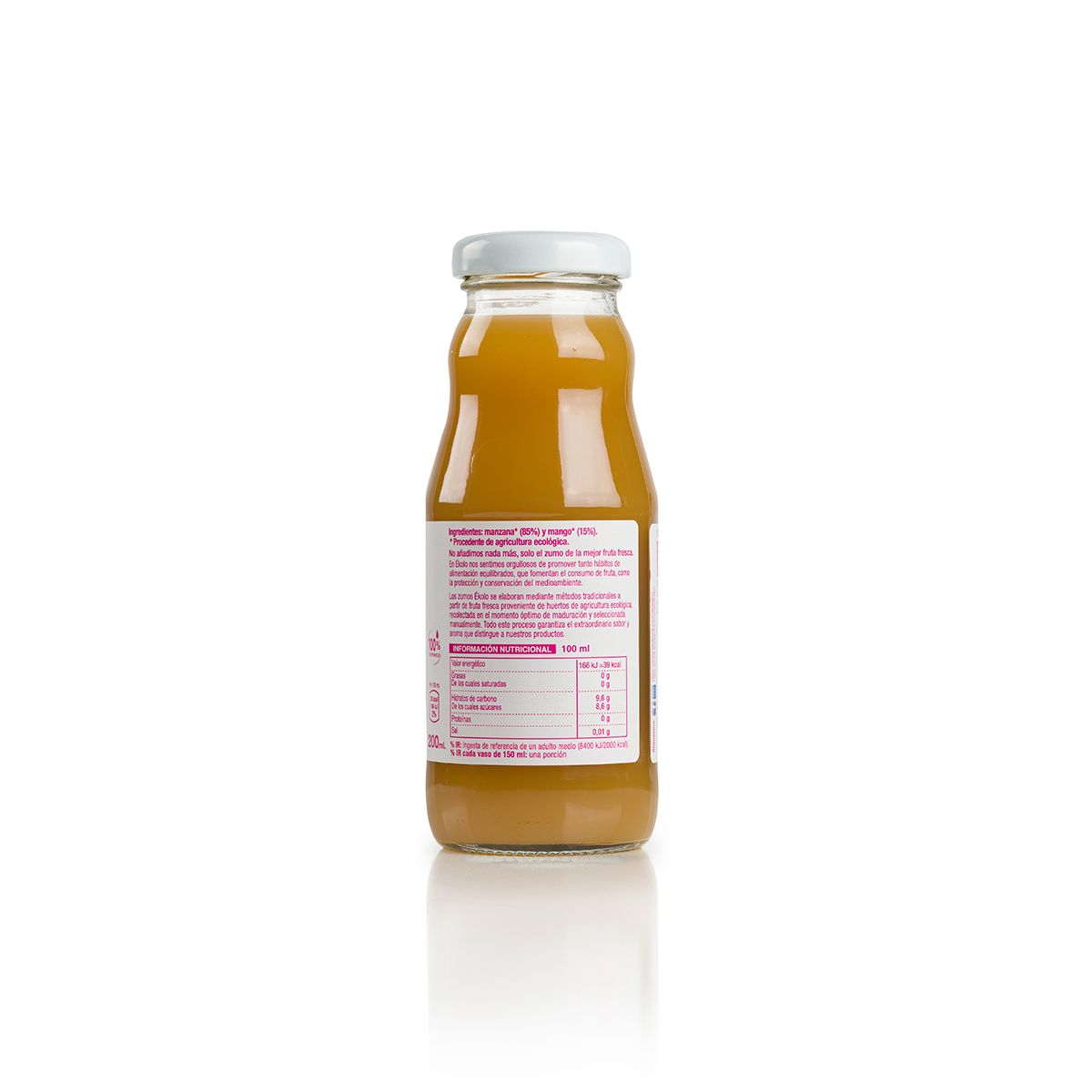 Ékolo Sumo 100% Biológico de Maçã e Manga 200ml