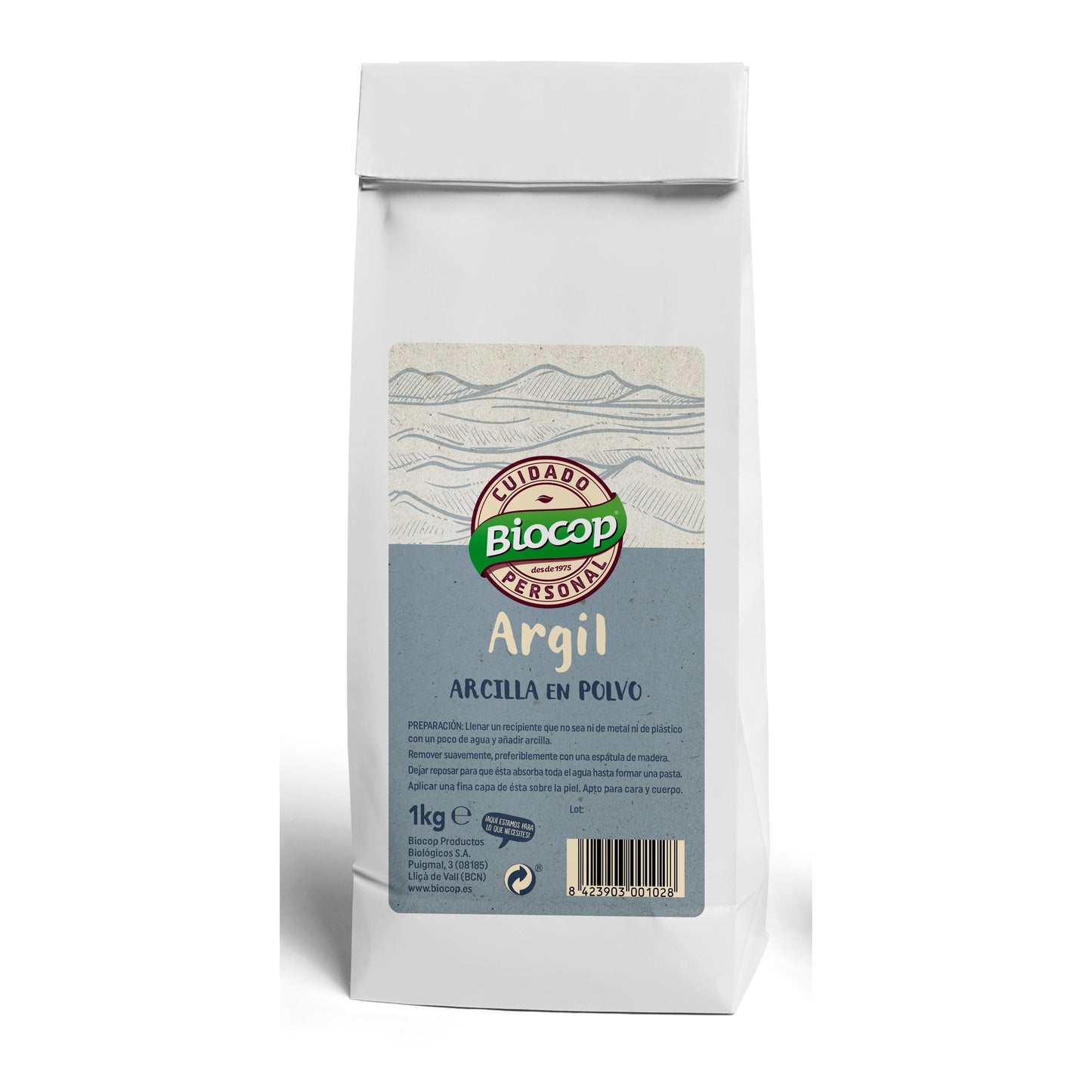 Argila Branca Argil Biocop, 1 Kg