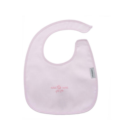 Babete quadrado com velcro, azul claro, 20x26 cm. Rosa