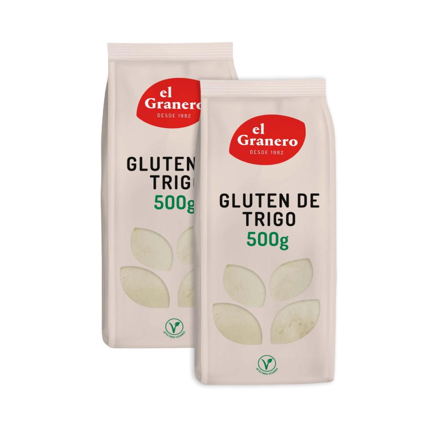Embalagem 2x Glúten de Trigo El Granero 500 g