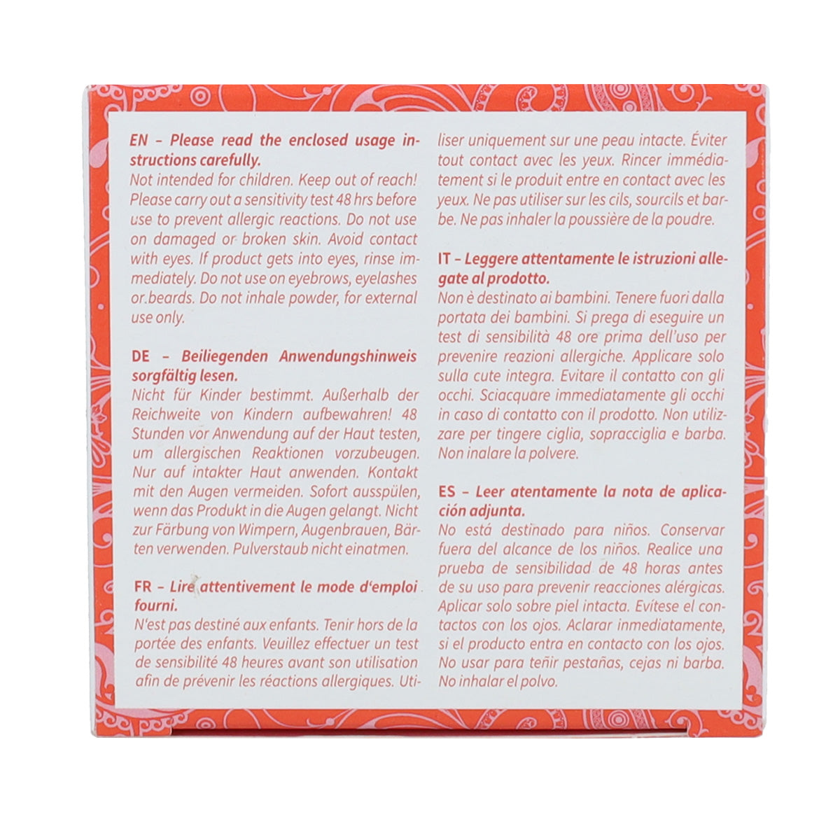 Tintura de Henna Natural Khadi 100 g