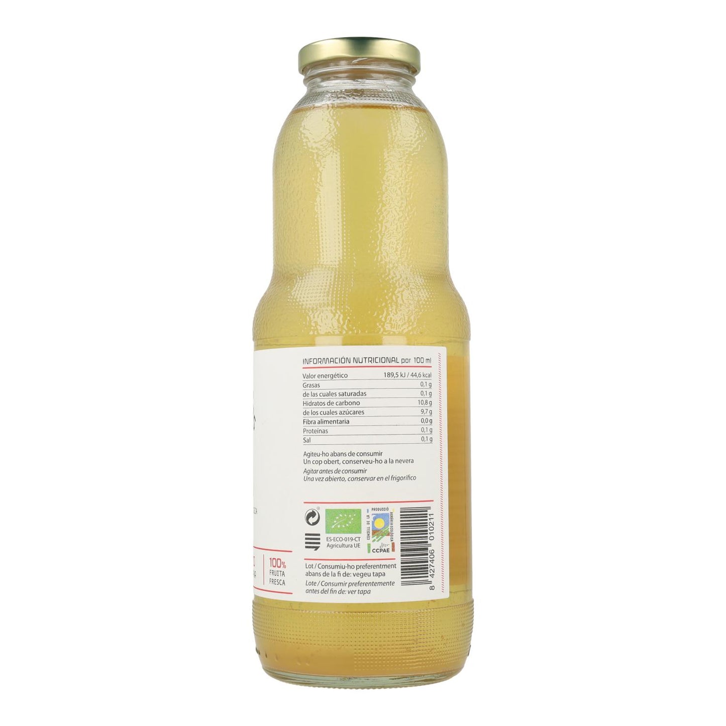 Sumo de Maçã Biológico Cal valls 1 L