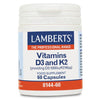 Vitamina D 3 1000 UI e Vit K2 90 Ug, Lamberts