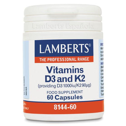 Vitamina D 3 1000 UI e Vit K2 90 Ug, Lamberts