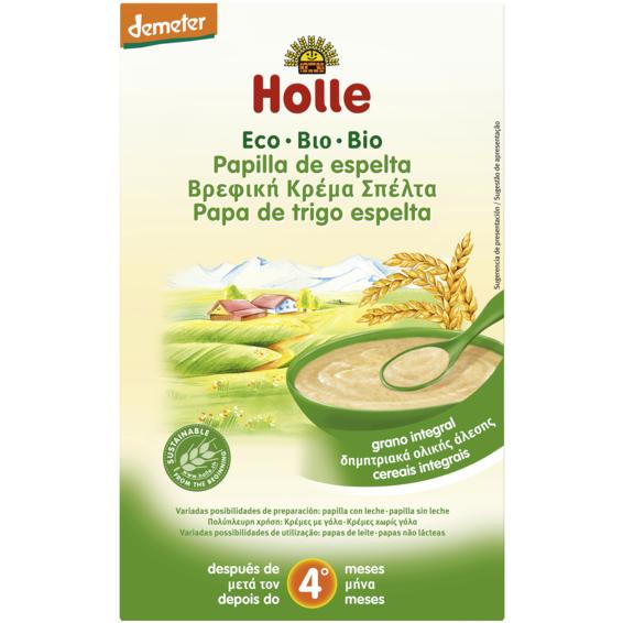 Papa de espelta biológica +4 meses Holle 250 g