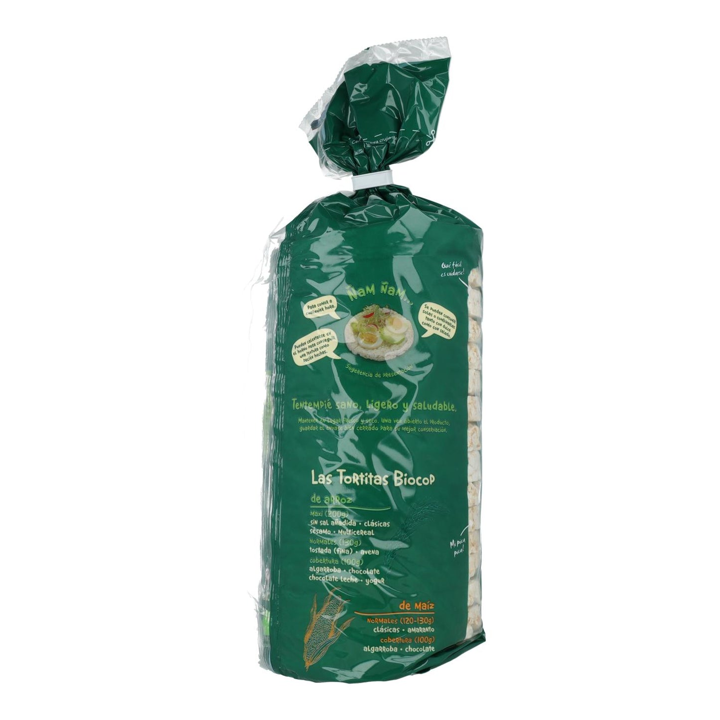 Embalagem com 2 Bolinhos de Arroz Biocop Classic 200 g