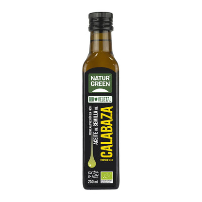 Óleo de sementes de abóbora biológico NaturGreen, 250 ml