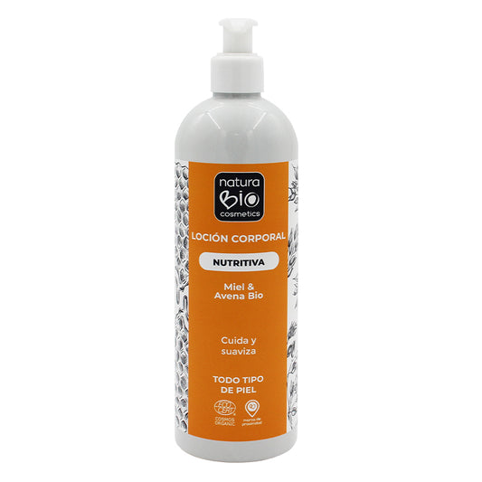 Naturabio Loção Corporal Nutritiva Biológica Mel e Aveia 500 ml