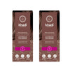 Embalagem de 2 corantes naturais Khadi castanho acinzentado 100 g