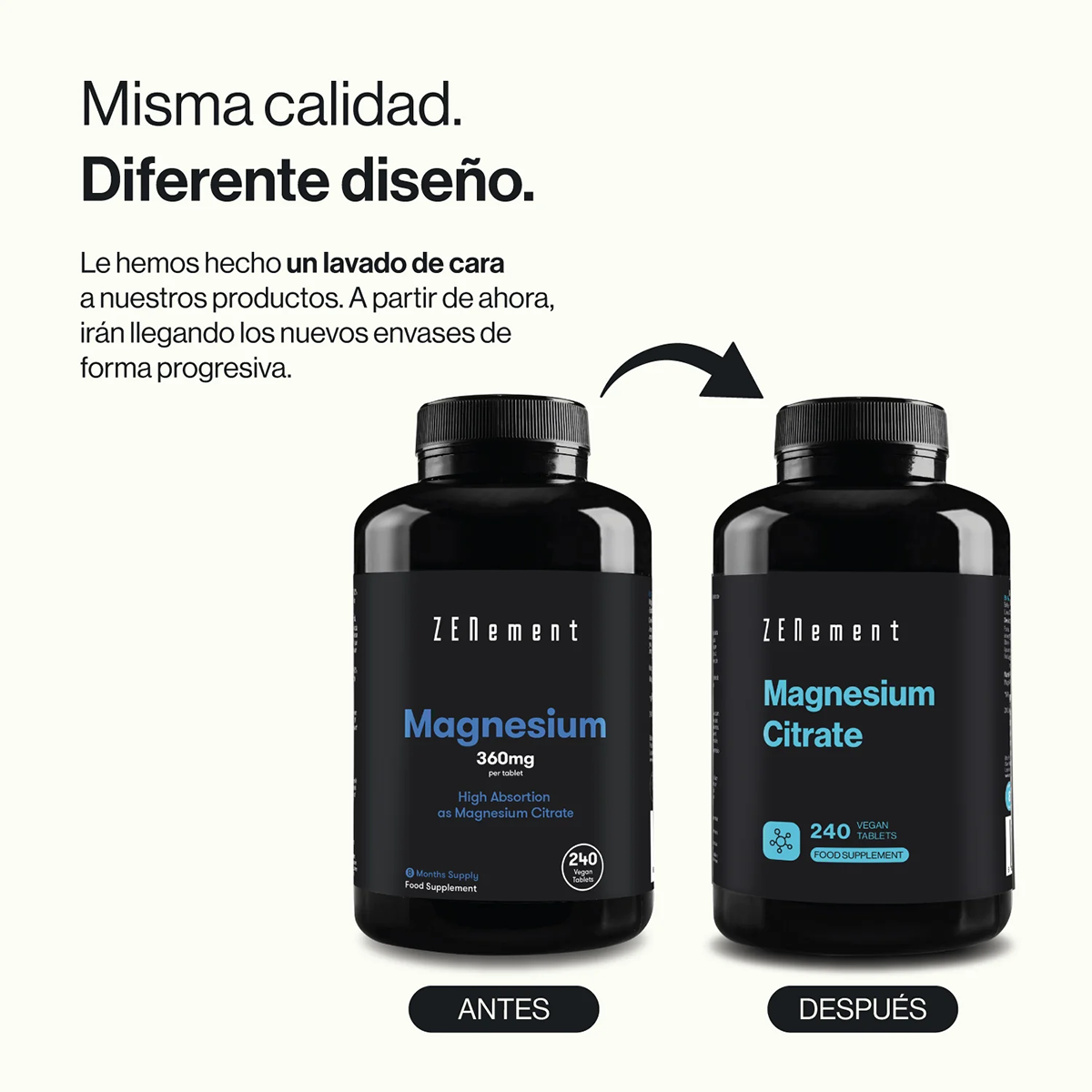 Zenement Citrato de Magnésio 240 comprimidos