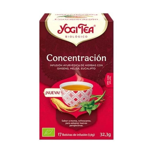 Chá Yogi Concentrado 17 Saquetas