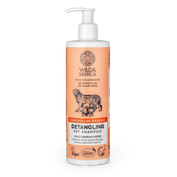 Natura Sibérica champô desembaraçante para animais de estimação 400 ml