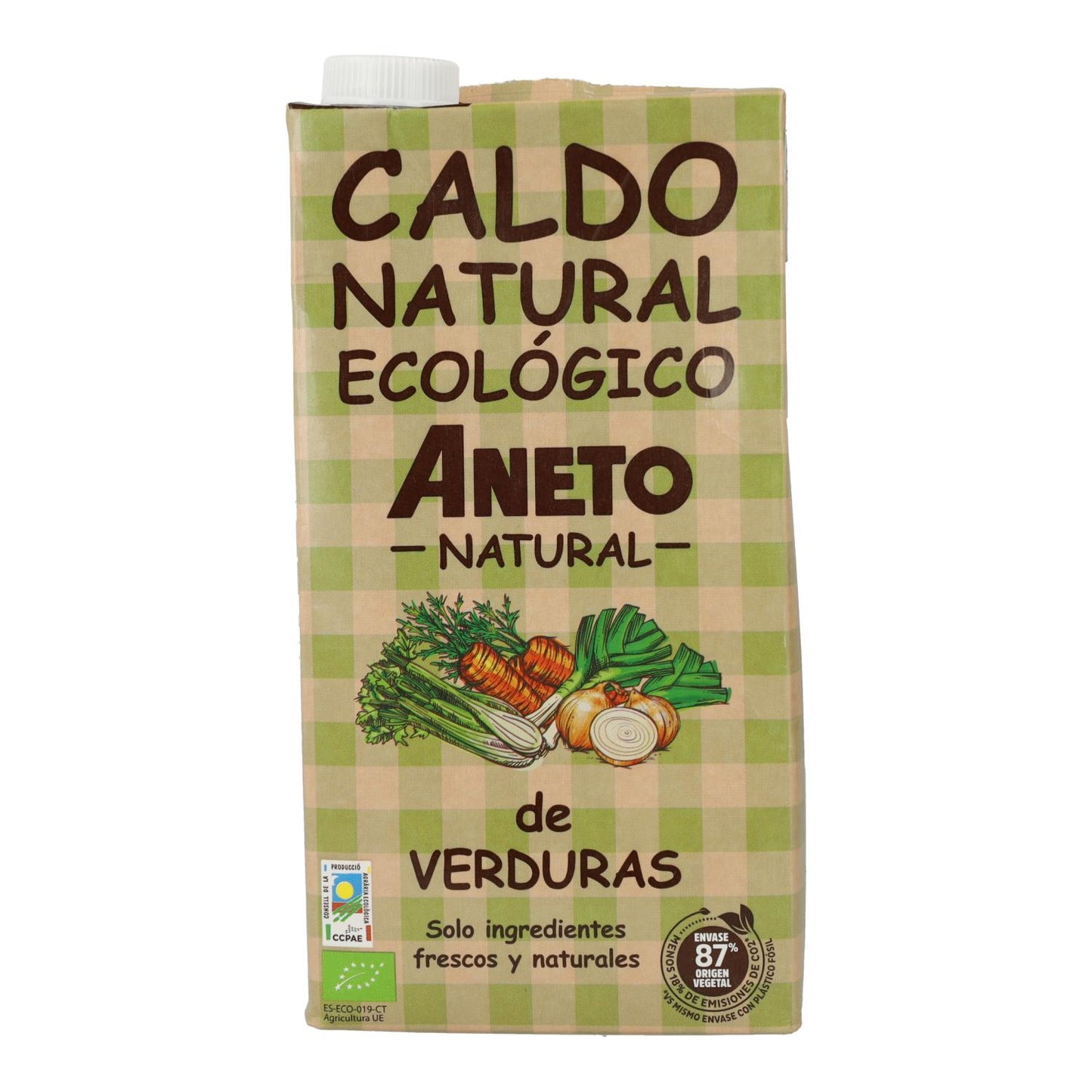Caldo de legumes natural ECO Aneto 1L