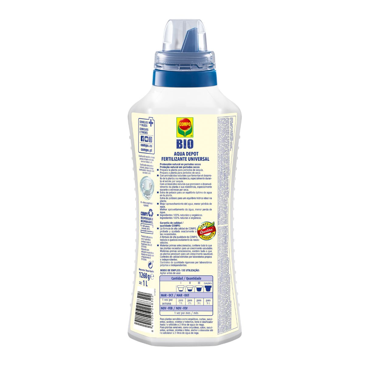 Fertilizante Universal Compo Bio Aqua Depot 1 L