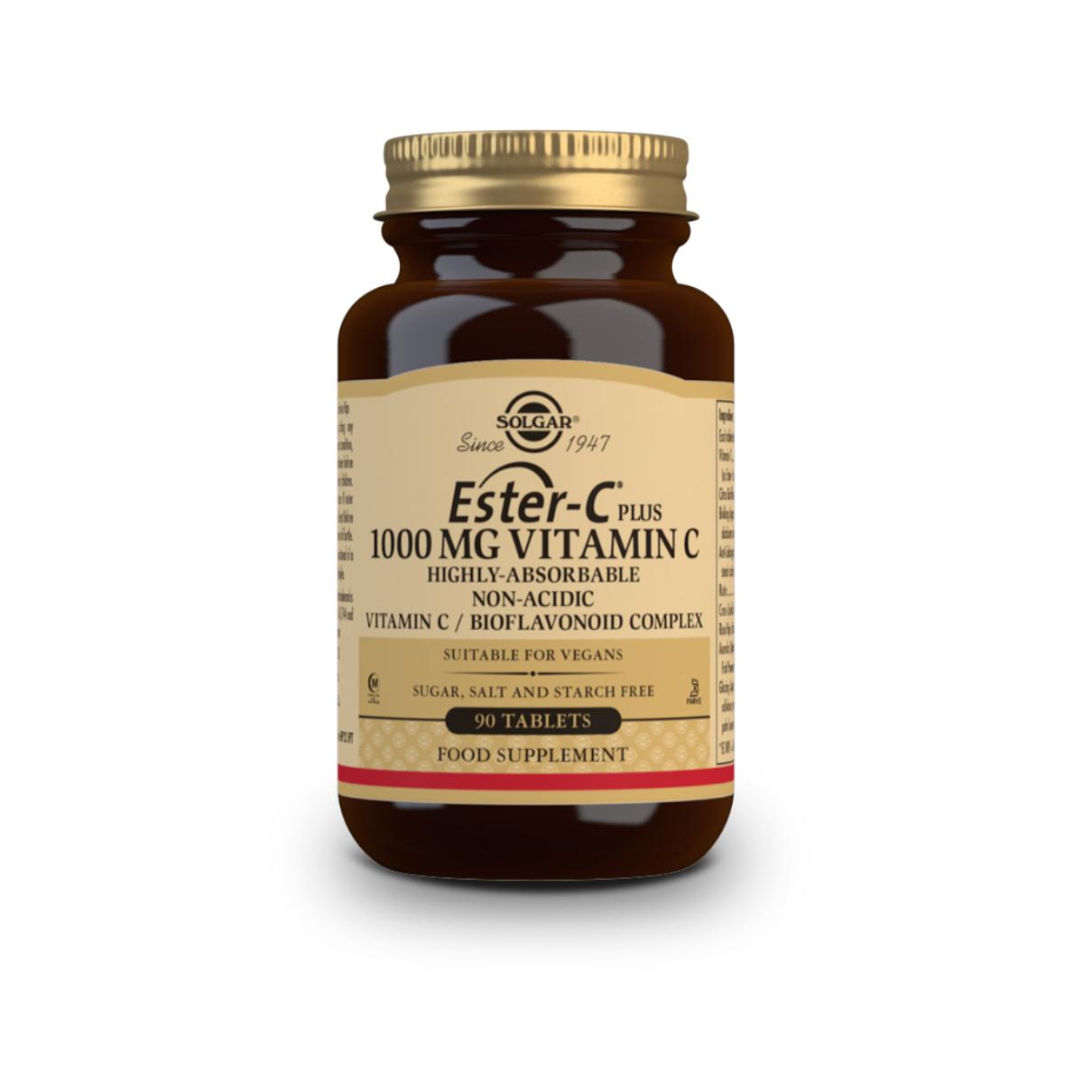 Ester C Plus Vitamina C, 90 comprimidos de 1000 mg