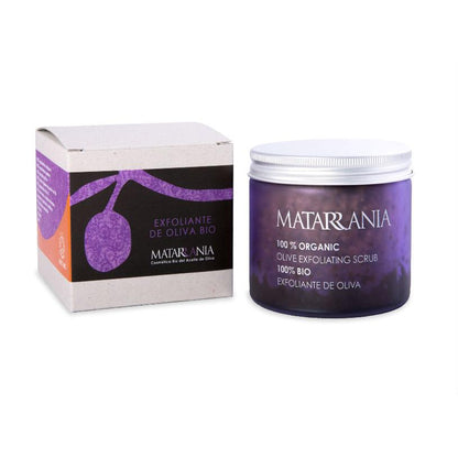 Matarrania 100% biológico, esfoliante de azeitona com aroma de café e menta, 250ml