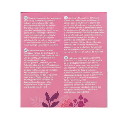 Natracare Absorventes Ultra Extra Longos com Bio Wings 8 Unidades