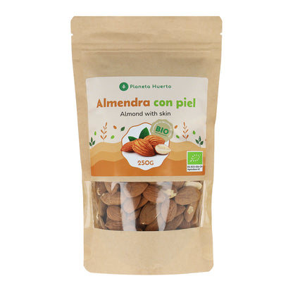 Amêndoas naturais com pele ECO Planeta Huerto 250 g