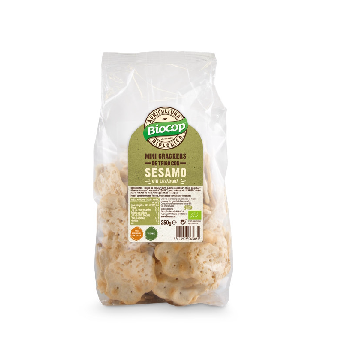 Biocop Mini Bolachas de Trigo com Sésamo 250 g