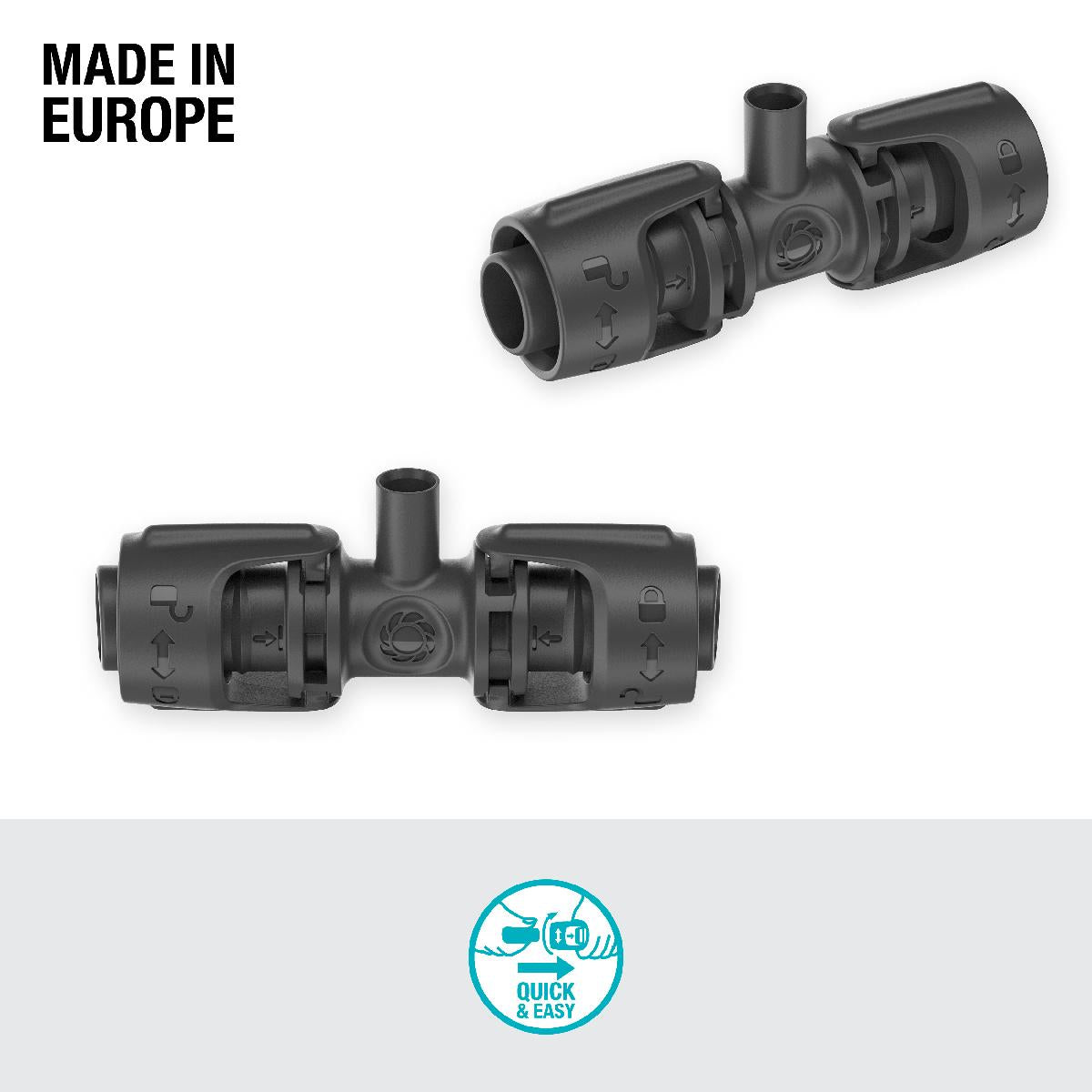 Junta em T para bicos Gardena Microdripsystem x5