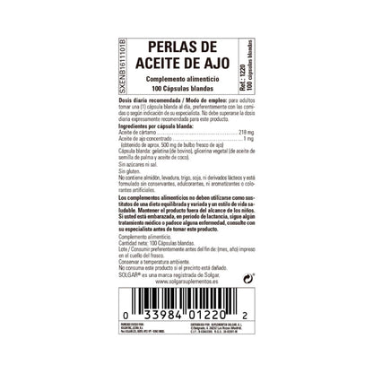 Óleo de alho, 100 pérolas