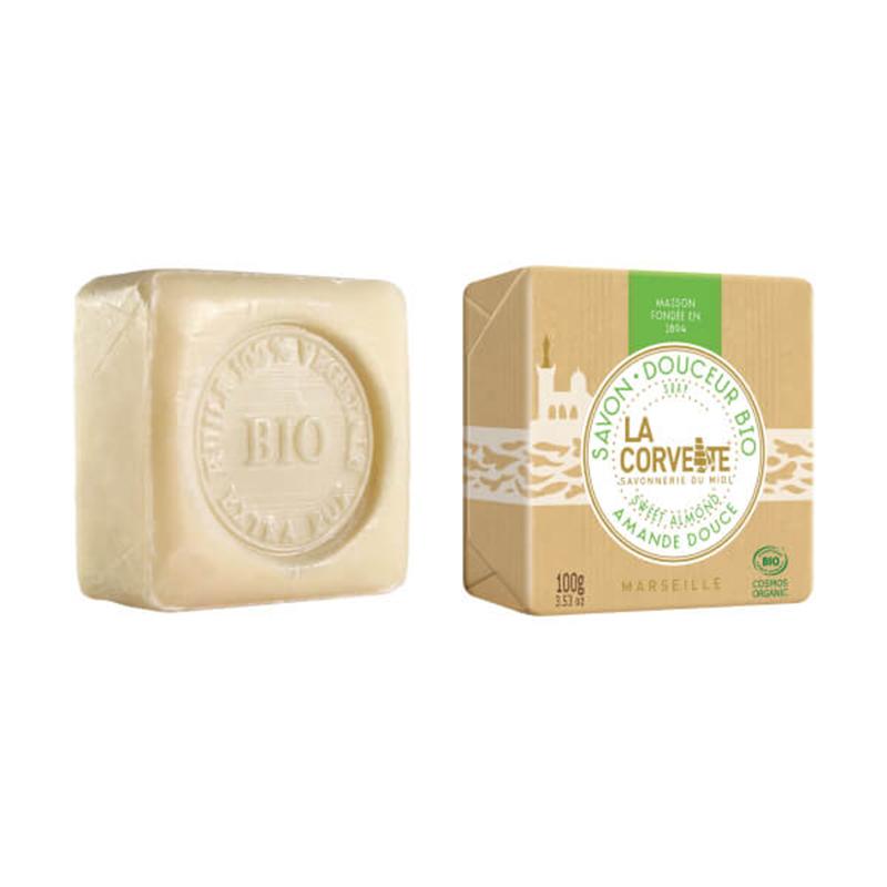 Sabonete natural em barra Amêndoas doces La Corvette 100 g