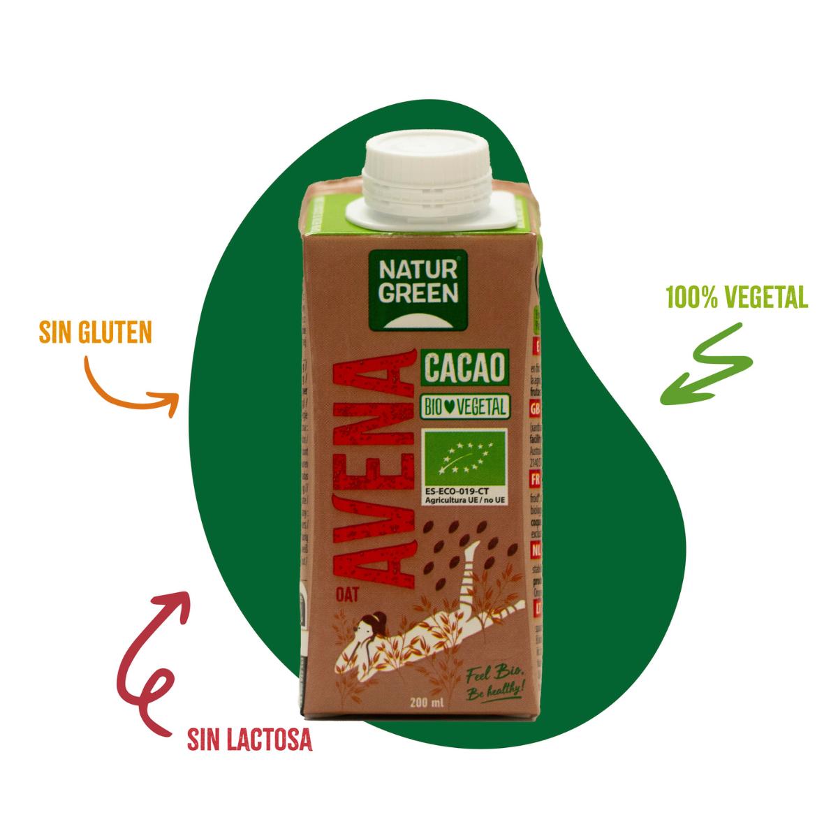 Bebida de Aveia e Cacau NaturGreen 200 ml