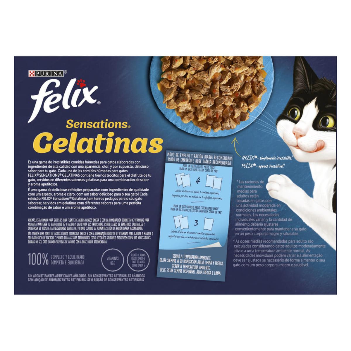 FELIX Sensations festa do mar Gelatina Multipack 12 x 85 g