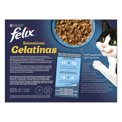FELIX Sensations festa do mar Gelatina Multipack 12 x 85 g