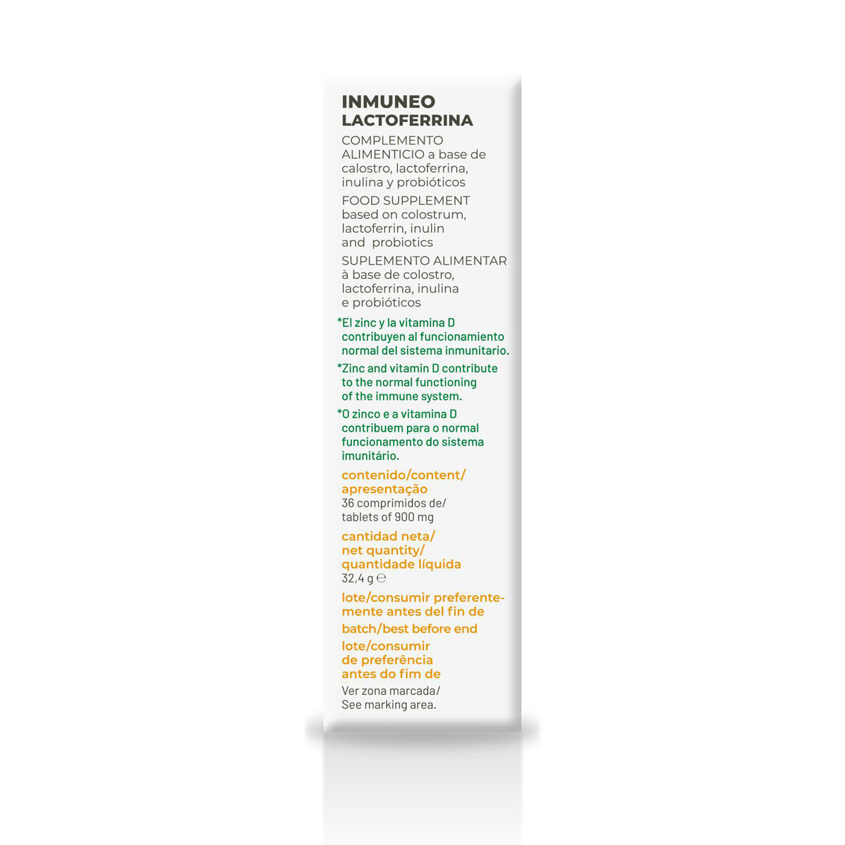Lactoferrina imune, Soria Natural