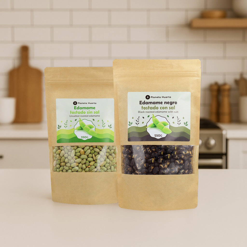 Edamame preto torrado com sal Planeta Huerto 250 g