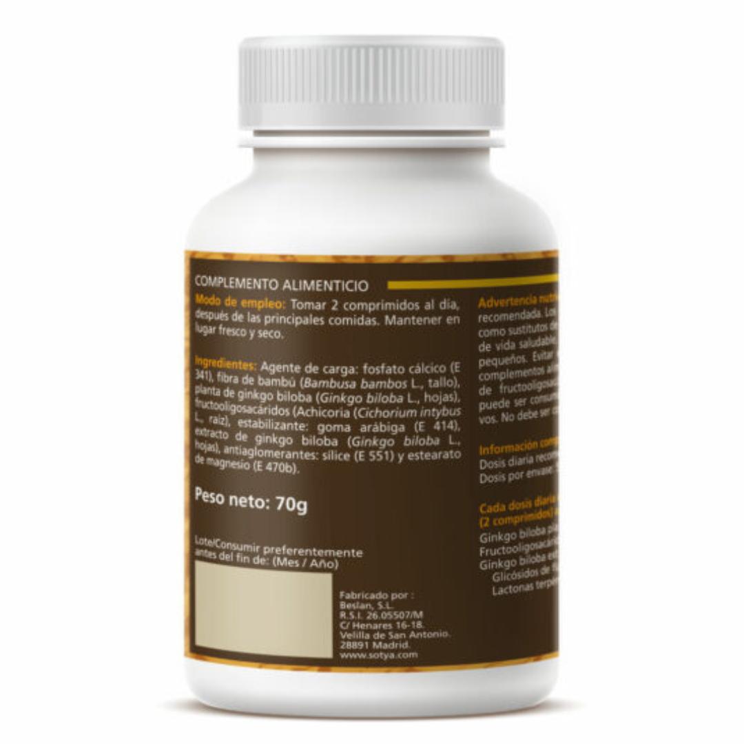 Ginkgo Biloba Sotya 100 Comprimidos