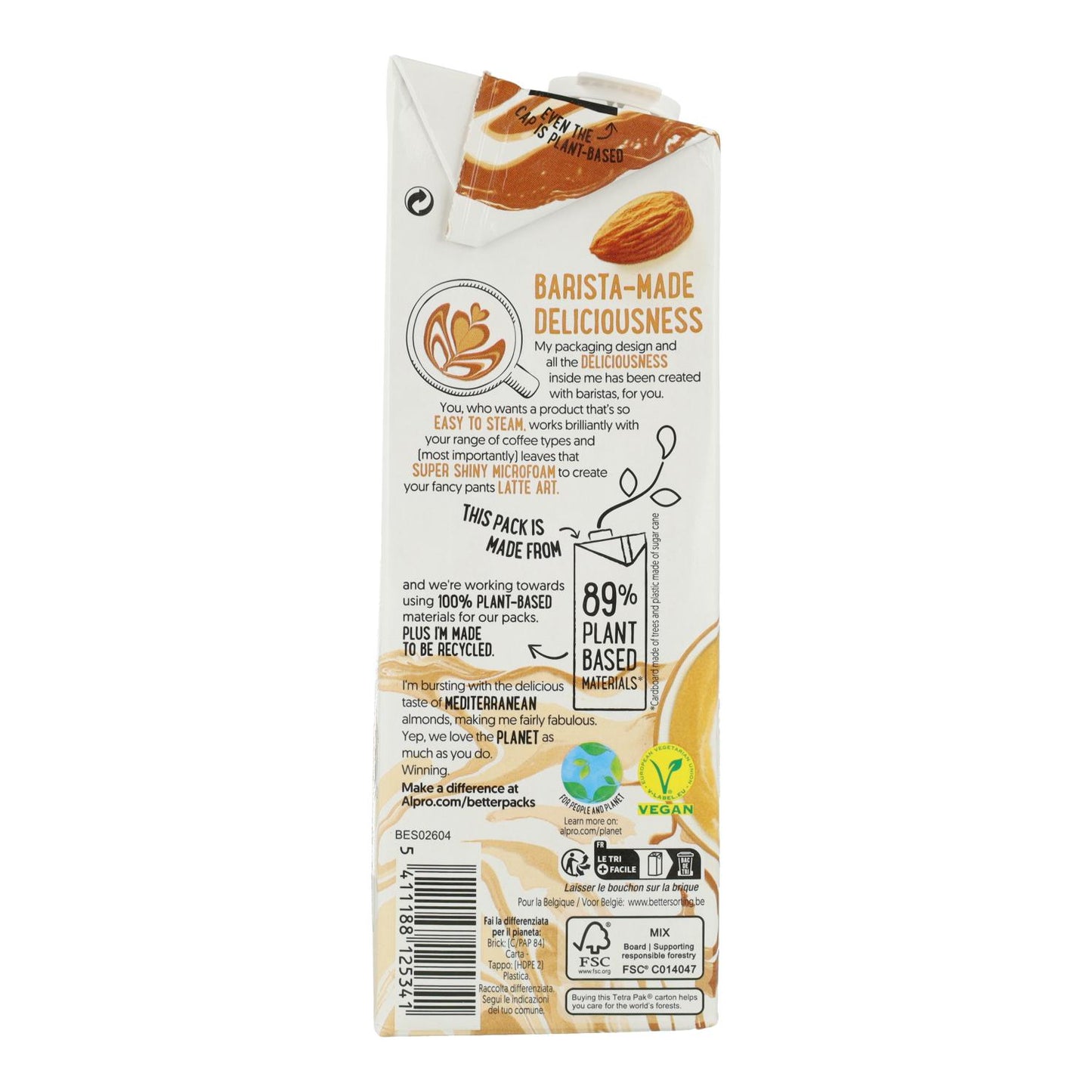 Bebida Alpro Barista Amêndoa 1 Litro