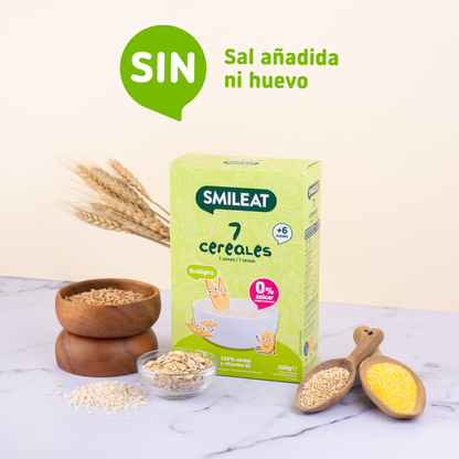 Papa de Cereais Smileat Eco 7 200 g
