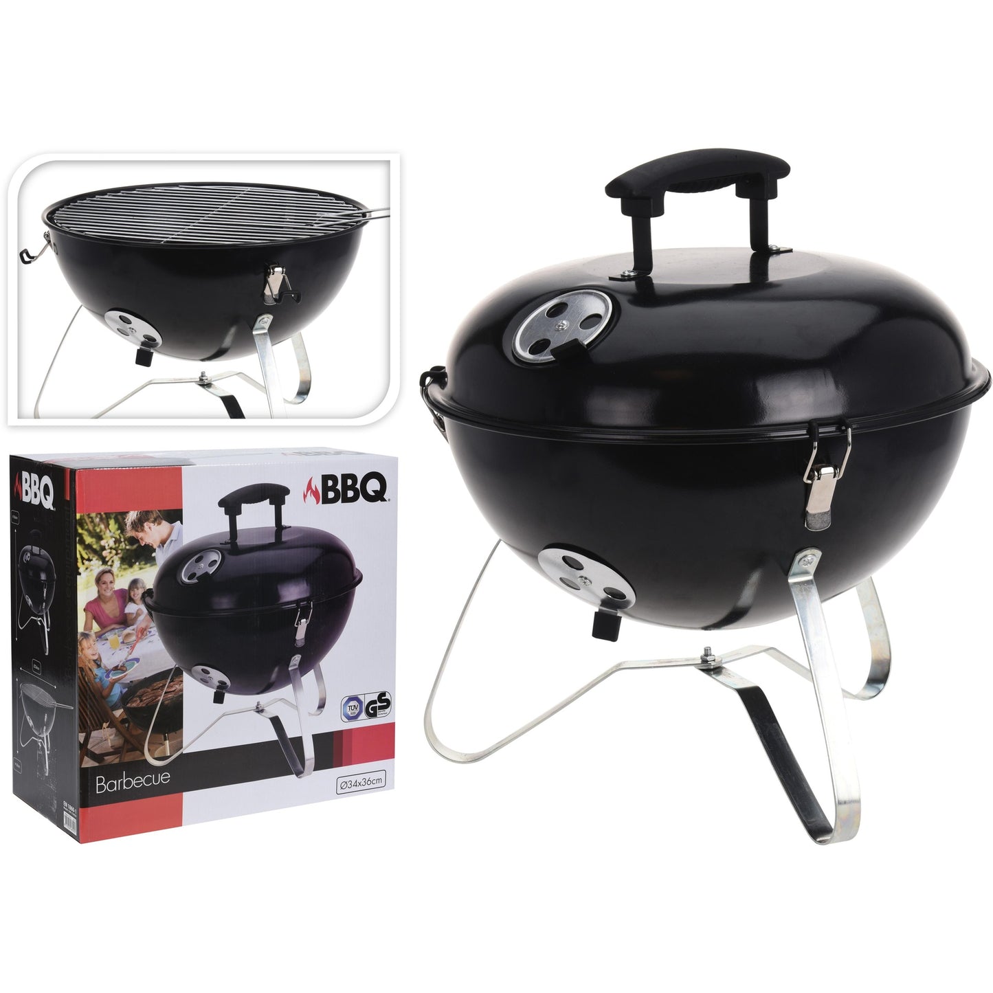 Vá ao churrasco a carvão