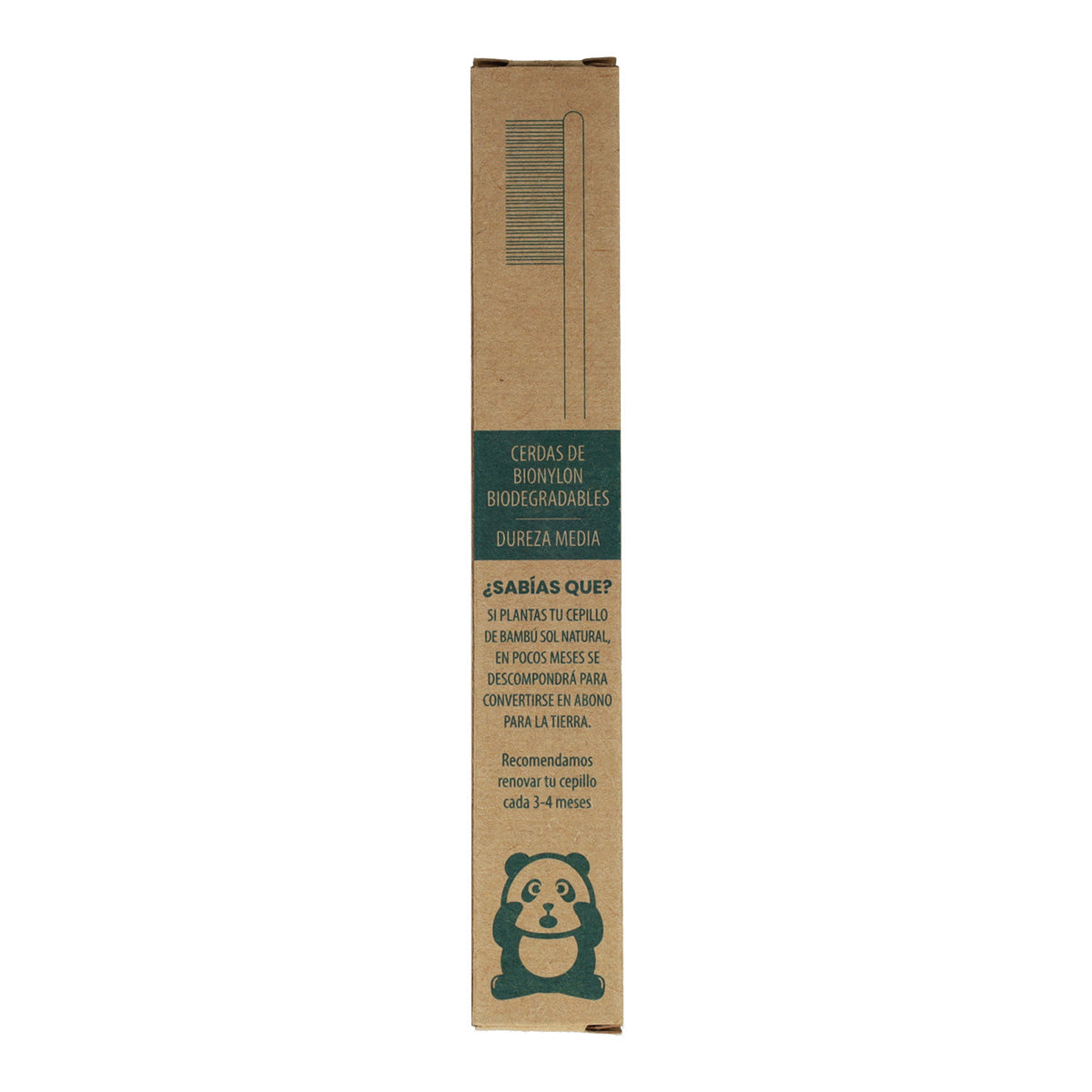 Escova de dentes de bambu infantil Sol Natural